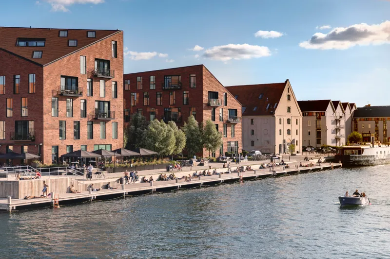 Lejlighedsbygninger ved Københavns Havn