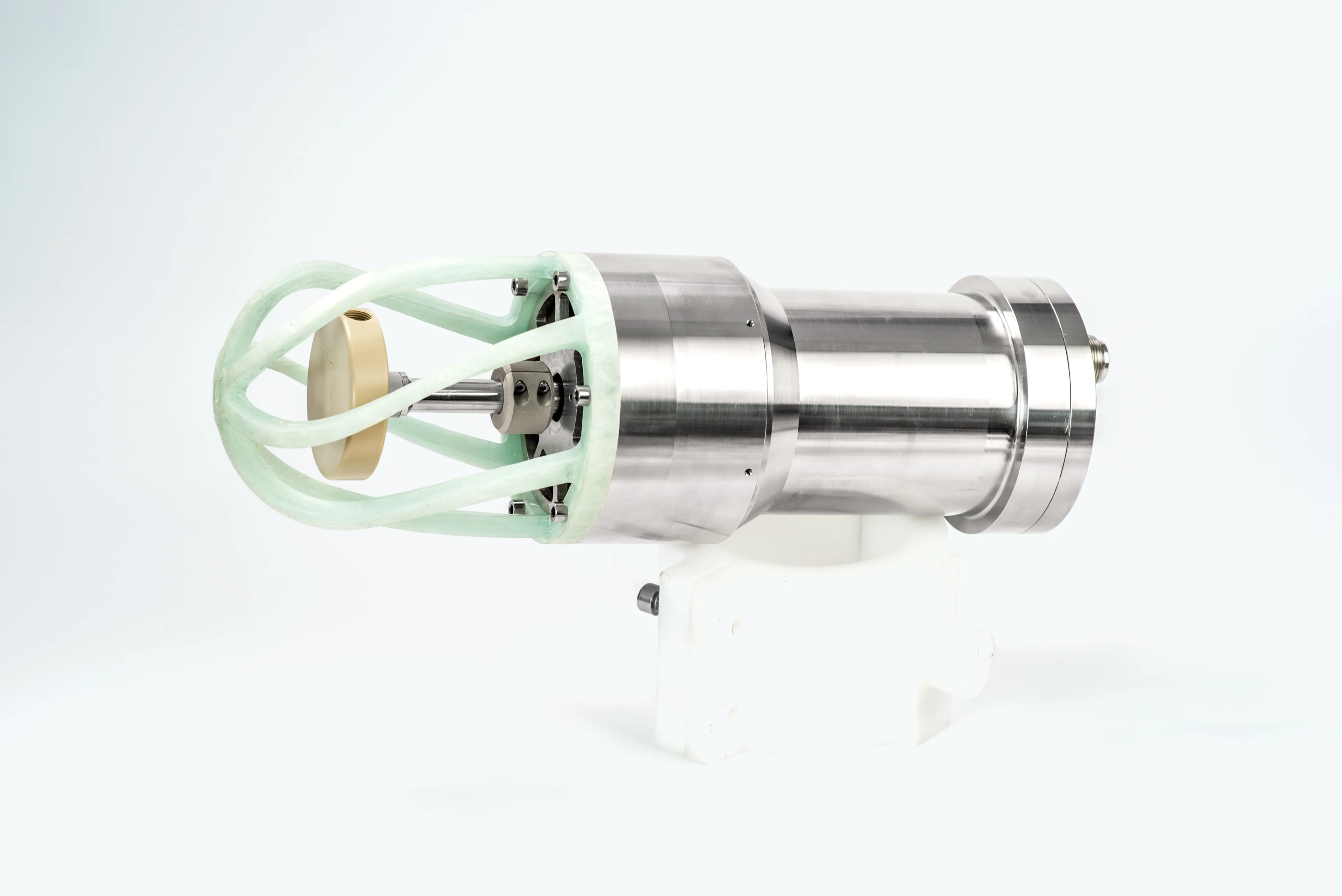 Close-up of the Field Gradient Sensor (FiGS®), a highly sensitive  non-contact instrument used to assess cathodic protection performance on offshore structures. 