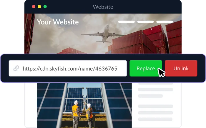 upload with drag and drop